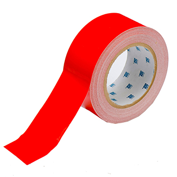 RUBAN ANTI DERAPANT ROUGE LARGEUR 100 MM EN ROULEAU DE 18 M