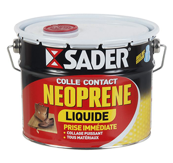 SADER COLLE CONTACT NEOPRENE LIQUIDE EN SEAU DE 2,5 L