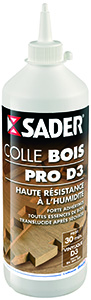 SADER COLLE BOIS PRO D3 EN FLACON DE 750 GR