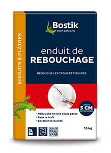 BOSTIK ENDUIT DE REBOUCHAGE POUDRE EN SAC DE 15 KG