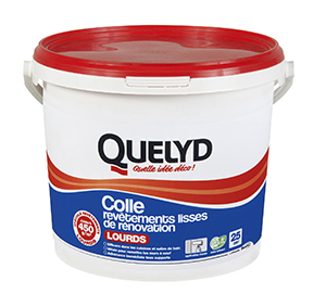 QUELYD COLLE REVETEMENTS LISSES DE RENOVATION LOURDS EN SEAU DE 6 KG