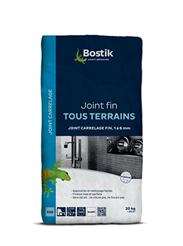 BOSTIK JOINT FIN TOUS TERRAINS BLANC EN SAC DE 20 KG