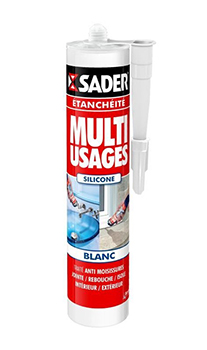 SADER MASTIC MULTI USAGES BLANC EN CARTOUCHE DE 310 ML