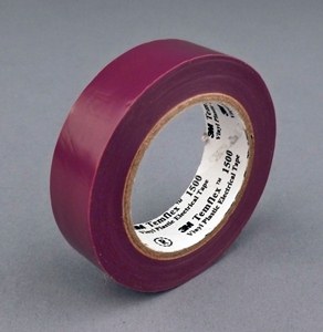 3M TEMFLEX 1500 VIOLET LARGEUR 15 MM EN ROULEAU DE 10 M