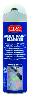 CRC AQUA STRIPING PAINT BLANC EN AEROSOL DE 650 ML / 500 ML