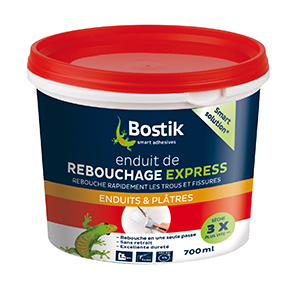 BOSTIK ENDUIT DE REBOUCHAGE EXPRESS PATE EN POT DE 700 ML