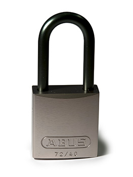 BRADY CADENAS GRIS EN ALUMINIUM AVEC ANSE 40 MM EN PAQUET DE 6