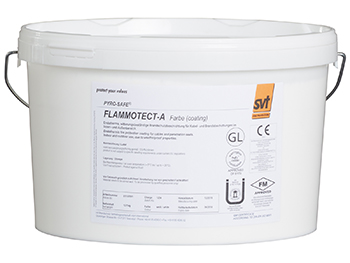 PYRO SAFE FLAMMOTECT A PEINTURE GRIS EN SEAU DE 12,5 KG