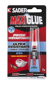 SADER MAXIGLUE GEL EN TUBE DE 3 GR