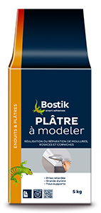 BOSTIK PLATRE A MODELER EN SAC DE 5 KG