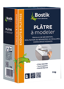 BOSTIK PLATRE A MODELER EN CARTON DE 1 KG