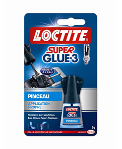 LOCTITE SUPERGLUE 3 PINCEAU EN FLACON DE 5 GR