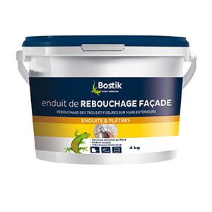 BOSTIK ENDUIT DE REBOUCHAGE FACADE PATE EN SEAU DE 4 KG