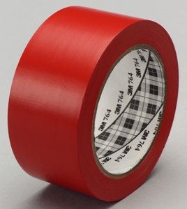 3M 764 ROUGE LARGEUR 50 MM EN ROULEAU DE 33 M