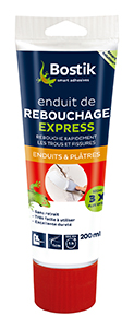 BOSTIK ENDUIT DE REBOUCHAGE EXPRESS PATE EN TUBE DE 200 ML