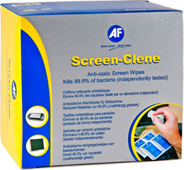 AF SCS100 SCREEN CLENE EN BOITE DE 100 CHIFFONS