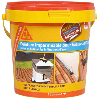 SIKAGARD PROTECTION TOITURE INCLINEE GRIS EN BOITE DE 1 L