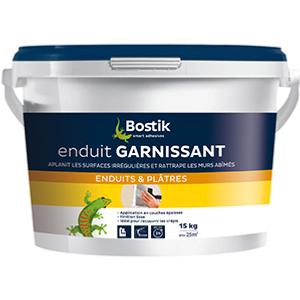 BOSTIK ENDUIT GARNISSANT PATE EN SEAU DE 15 KG