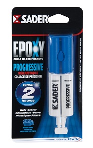 SADER EPOXY PROGRESSIVE EN SERINGUE DE 25 ML - PAR 6