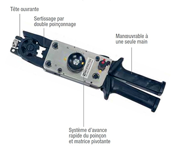 MECATRACTION MRD26T2CM PINCE A SERTIR