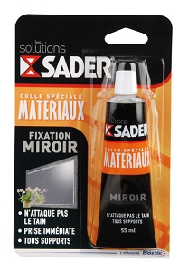 SADER COLLE MIROIR EN TUBE DE 55 ML