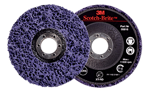 DISQUE 3M XT-RD VIOLET GRAIN EXTRA GROS  115 x 22 MM