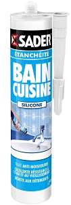 SADER MASTIC BAIN & CUISINE TRANSLUCIDE EN CARTOUCHE DE 310 ML