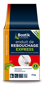 BOSTIK ENDUIT DE REBOUCHAGE EXPRESS POUDRE EN SAC DE 5 KG