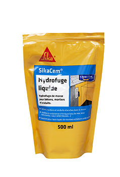 SIKACEM HYDROFUGE LIQUIDE EN FLACON DE 500 ML