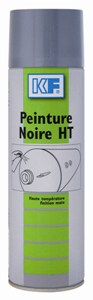 KF PEINTURE NOIRE HT EN AEROSOL DE 650 ML / 500 ML