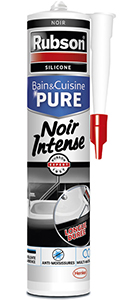 RUBSON MASTIC BAIN & CUISINE PURE NOIR INTENSE EN CARTOUCHE DE 280 ML