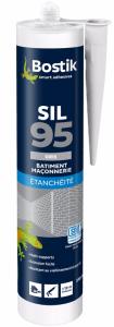 BOSTIK SIL 95 BATIMENT NOIR EN CARTOUCHE DE 310 ML