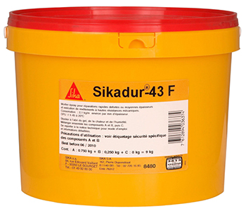 SIKADUR 43F EN KIT DE 9 KG