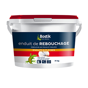 BOSTIK ENDUIT DE REBOUCHAGE PATE EN SEAU DE 4 KG