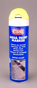 CRC AQUA PAINT MARKER JAUNE FLUO EN AEROSOL DE 650 ML / 500 ML